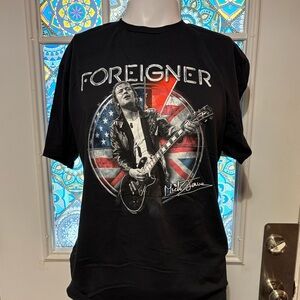 Reign Black Foreigner Graphic Tee